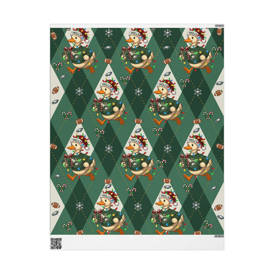 Philadelphia Eagles Christmas Wrapping Paper – Festive Football Duck Holiday Gift Wrap