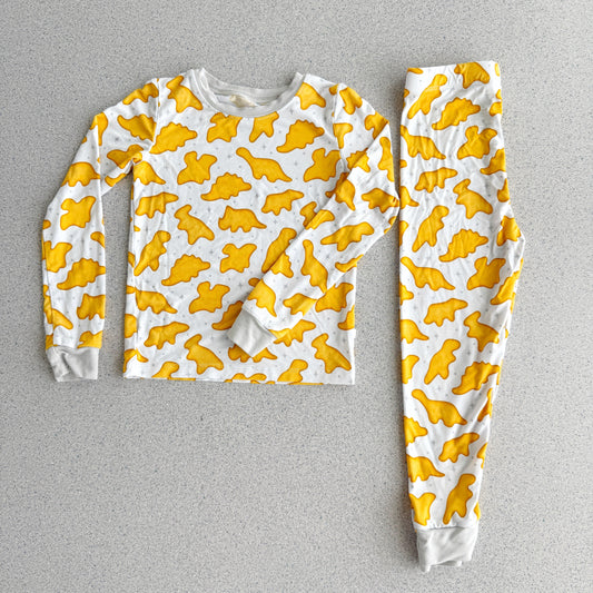 Organic Bamboo Pajamas — Dino Nuggs Print | Soft Kids Sleepwear