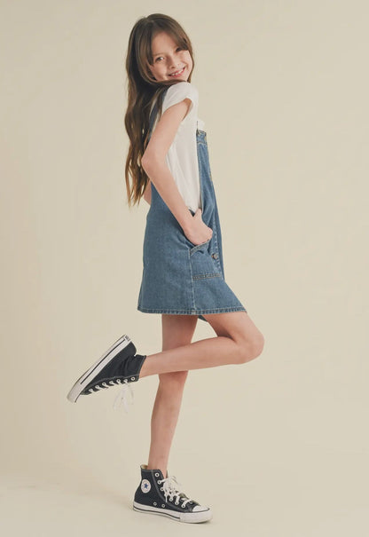 Denim Overall Dress