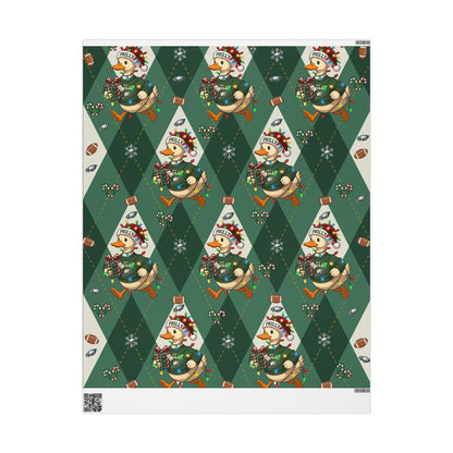 Philadelphia Eagles Christmas Wrapping Paper – Festive Football Duck Holiday Gift Wrap