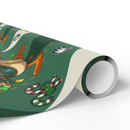 Philadelphia Eagles Christmas Wrapping Paper – Festive Football Duck Holiday Gift Wrap