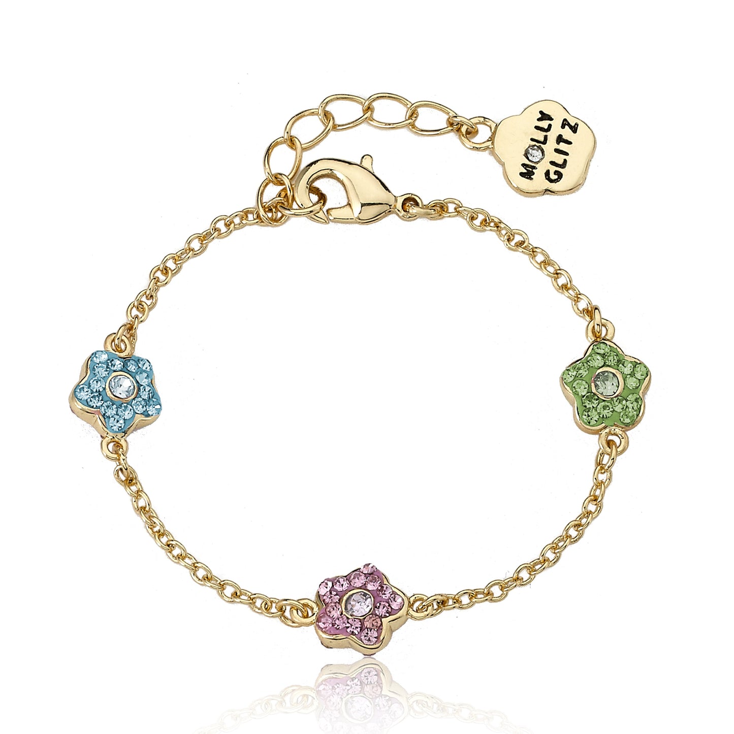 Crystal Flower Bracelet