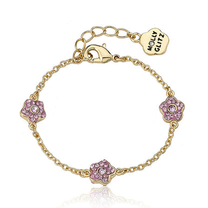 Crystal Flower Bracelet