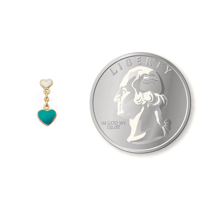 Heart Dangle Earring