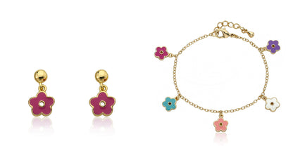 Flower Dangle Earring