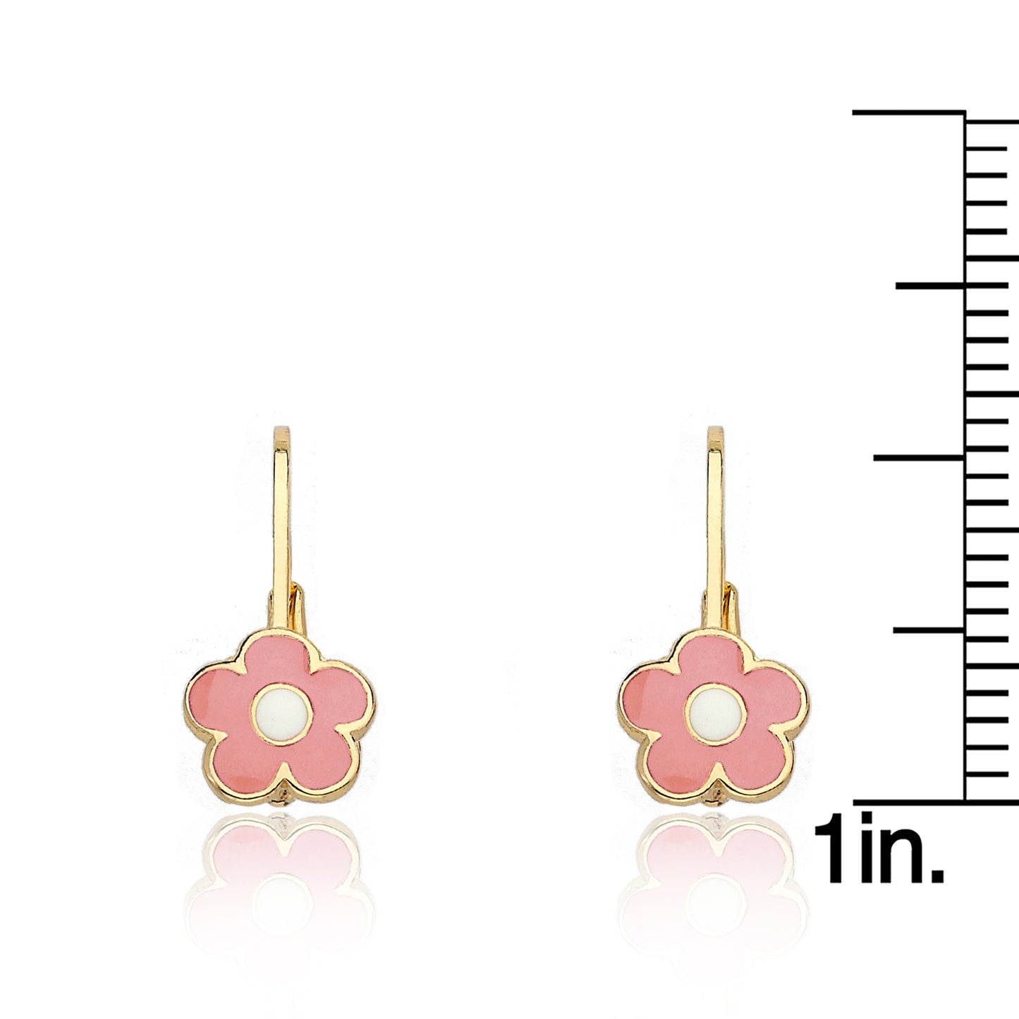 Enamel Flower Earring