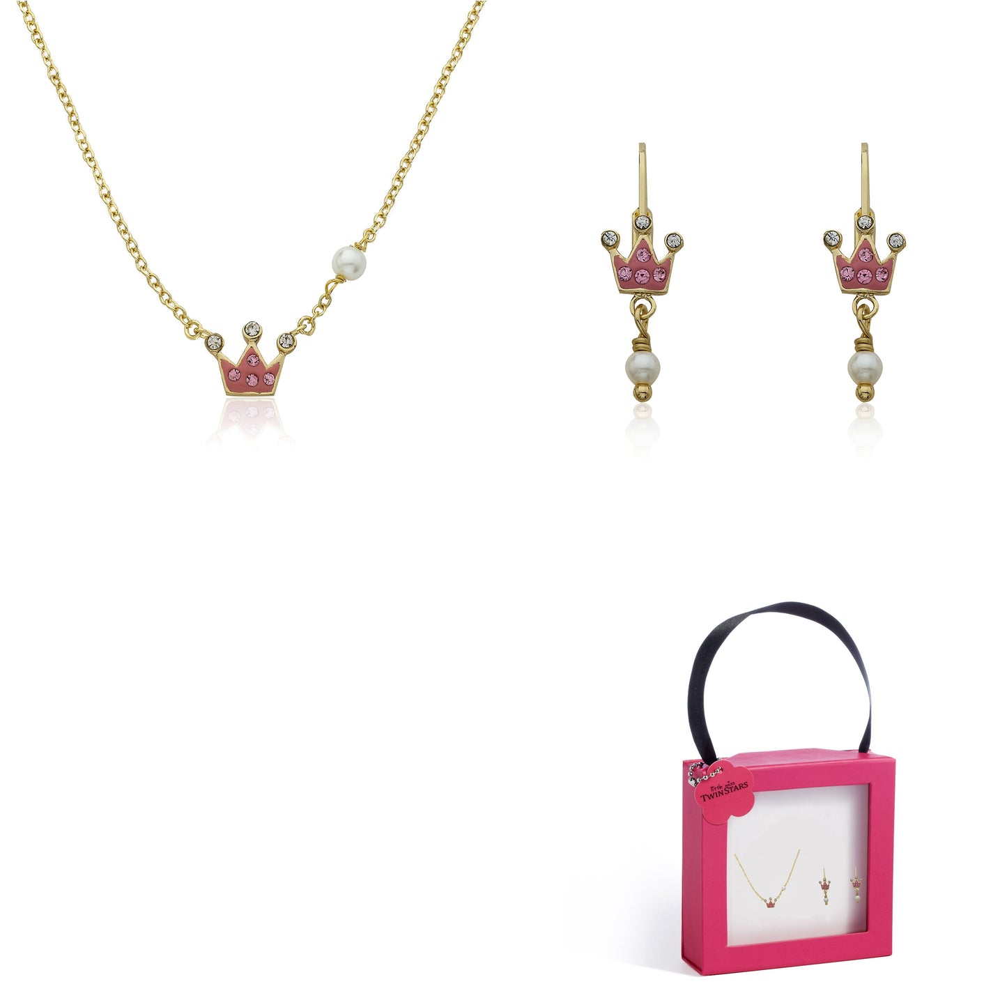 Crystal Crown Necklace