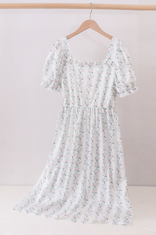 Floral Print Mommy & Me Dress | Matching Mom & Daughter Outfit