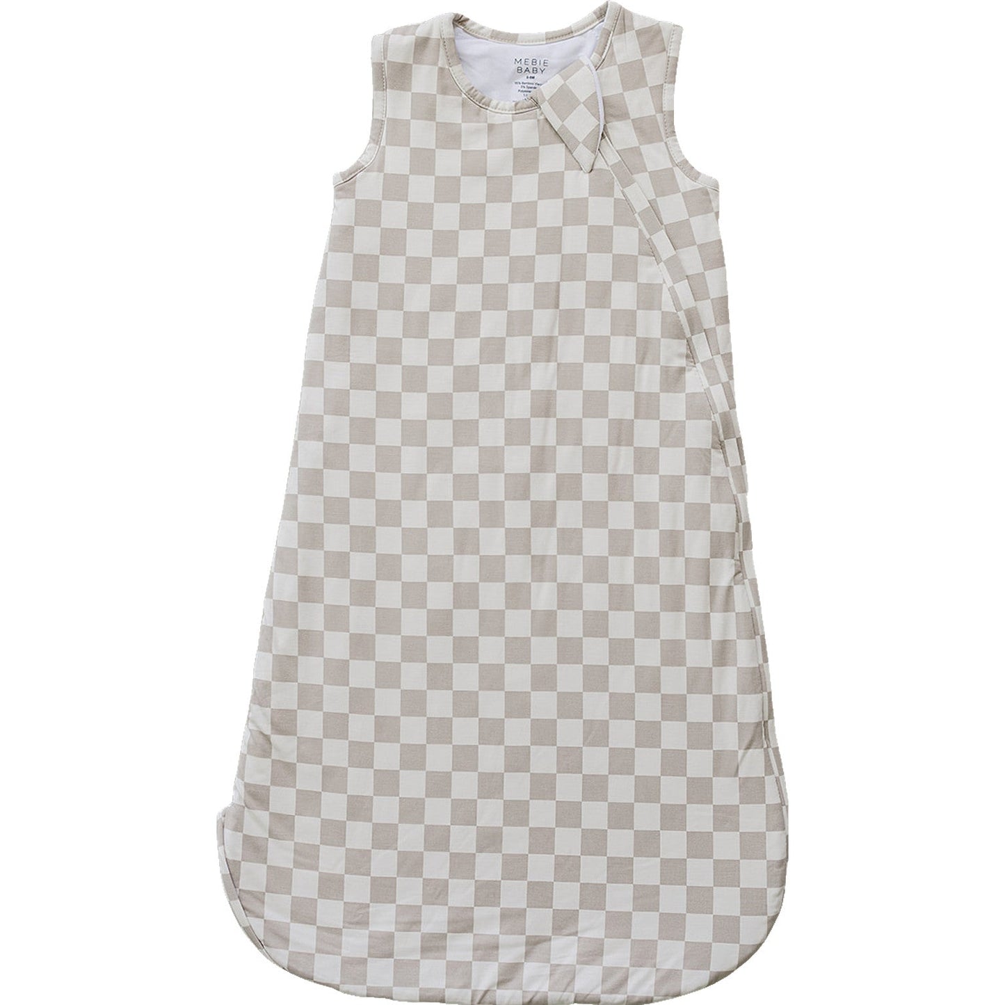 Taupe Checkered Bamboo Sleep Sack