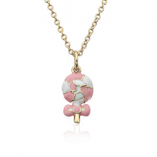 Swirl Lollipop Necklace