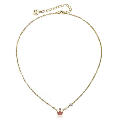 Crystal Crown Necklace