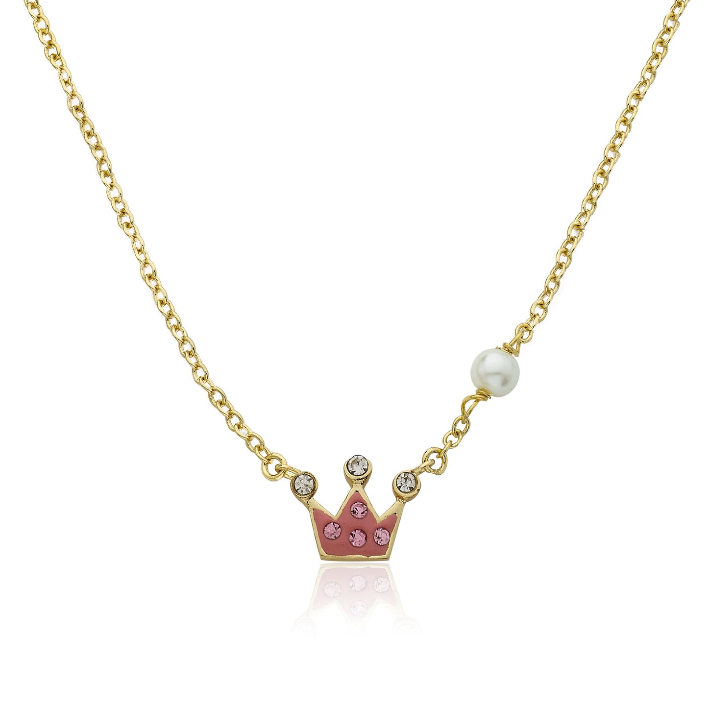 Crystal Crown Necklace
