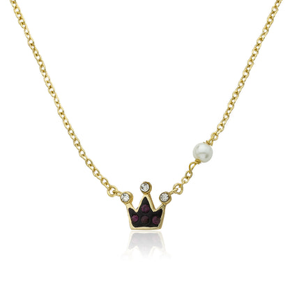 Crystal Crown Necklace