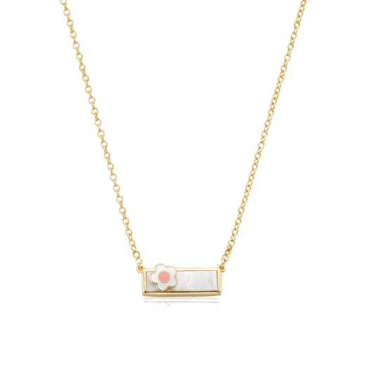 Flower Bar Necklace