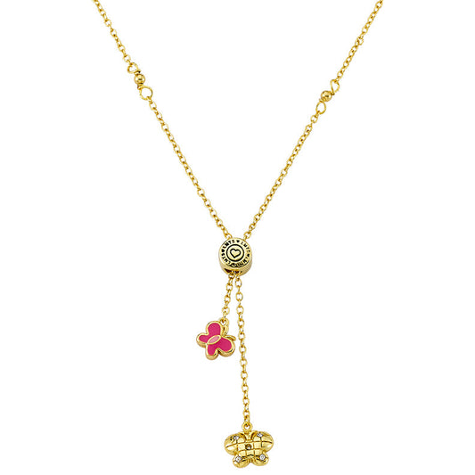 Butterfly Lariat Necklace