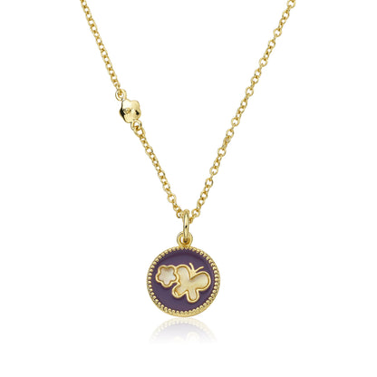 Enamel Butterfly Necklace