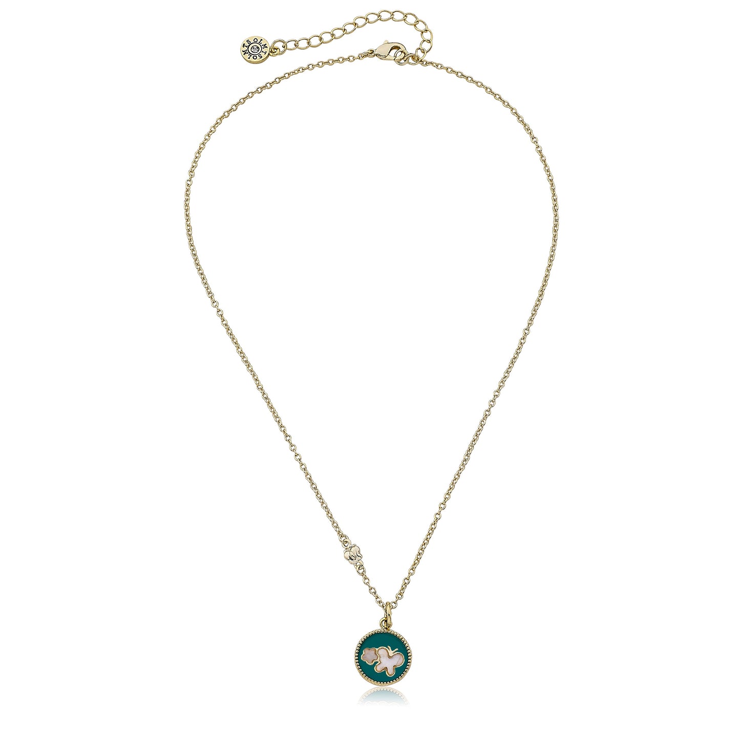 Enamel Butterfly Necklace