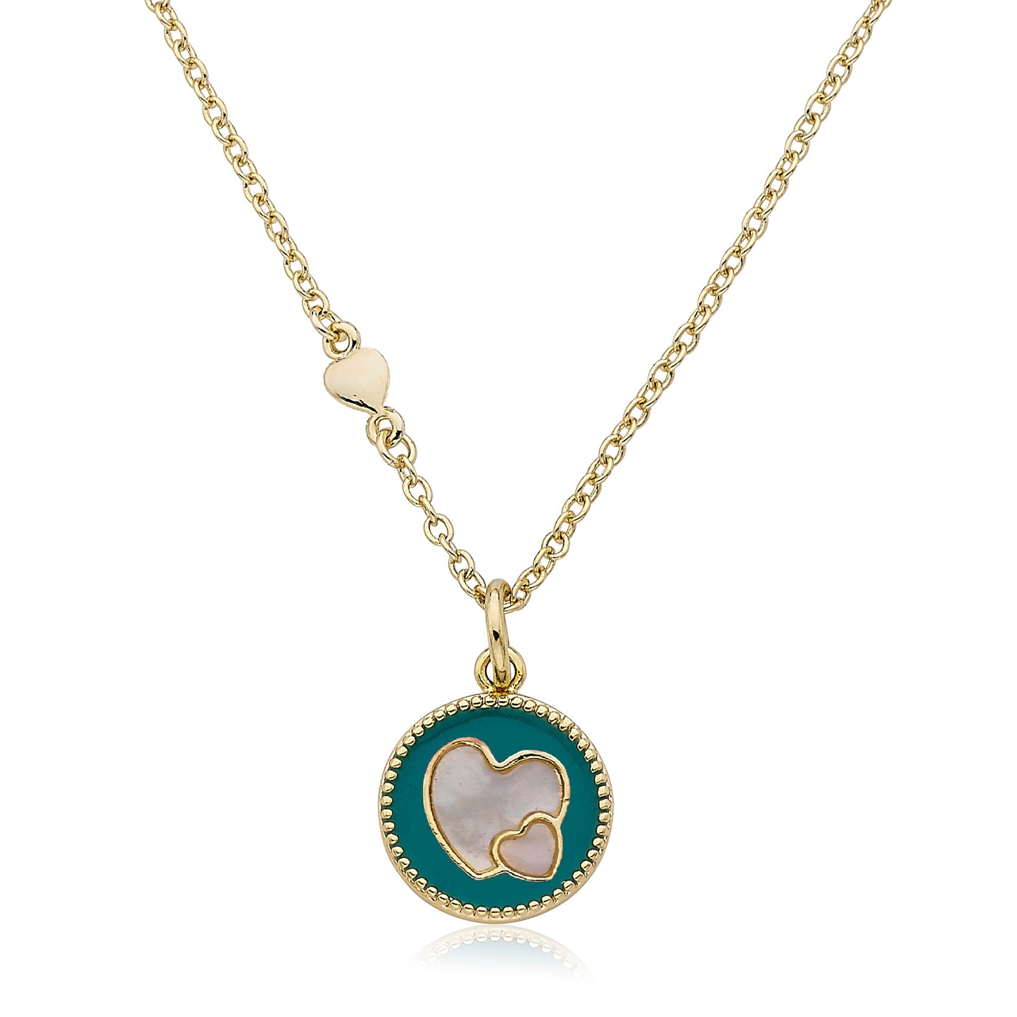 Enamel Heart Necklace
