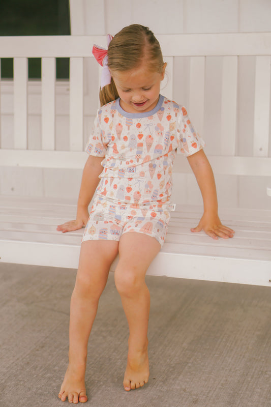 Organic Bamboo Baby Pajamas | Sweet Summertime 2pc Set