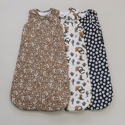 Navy Daisy Sleep Sack
