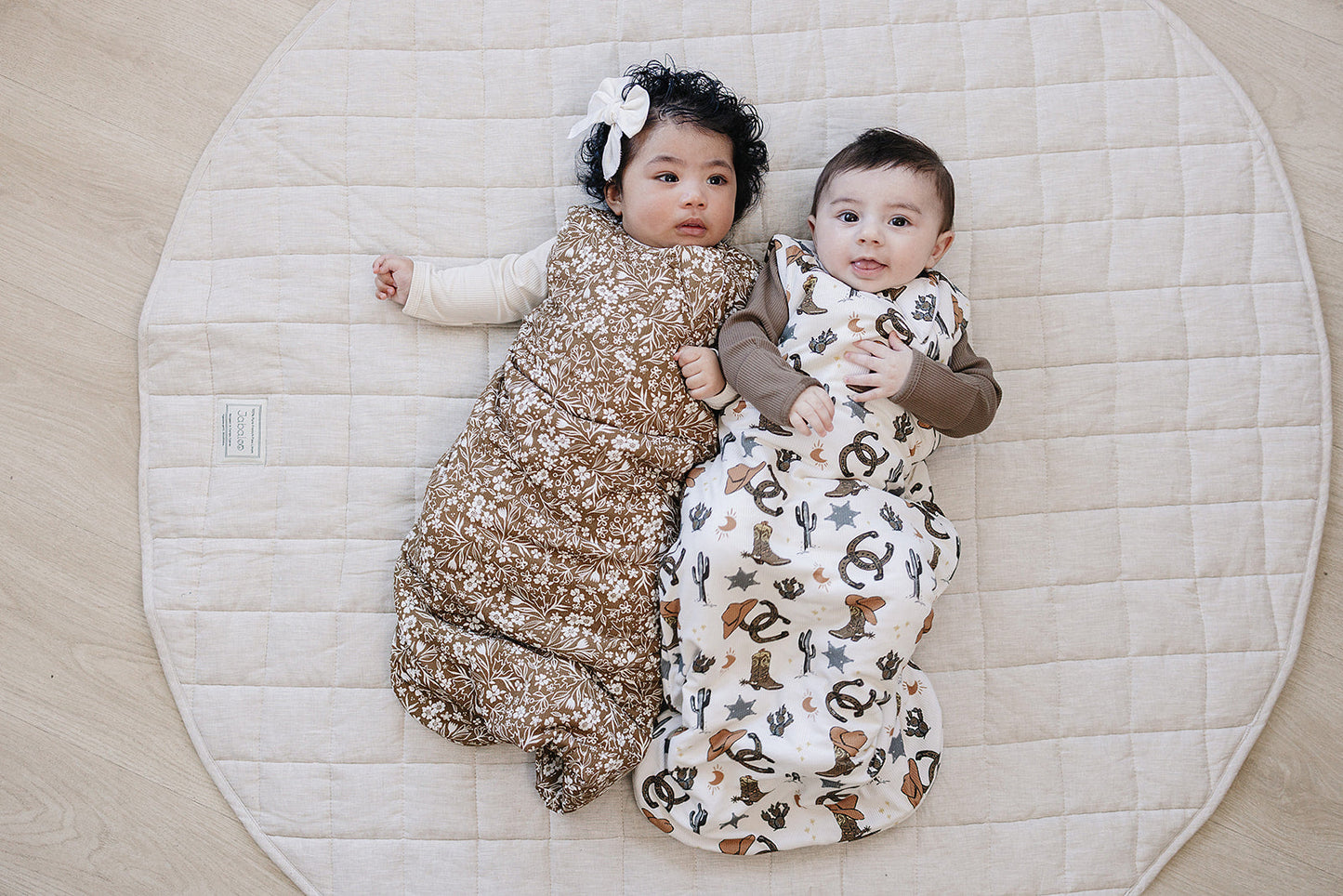 Brown Floral Sleep Sack
