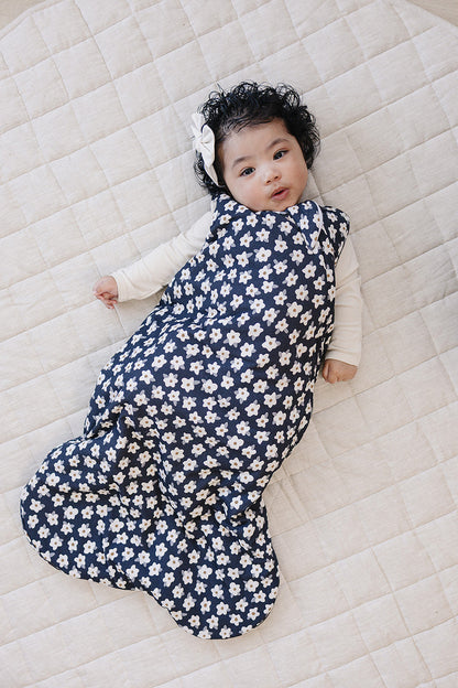 Navy Daisy Sleep Sack