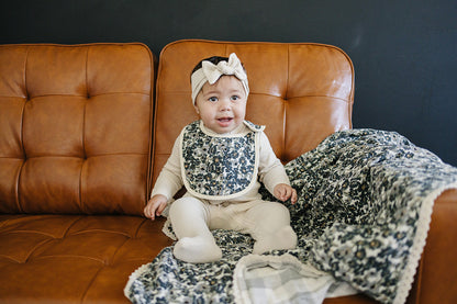 Liberty Floral Classic Muslin Bib