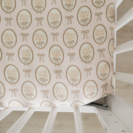 Vintage Bouquet Bamboo Stretch Crib Sheet
