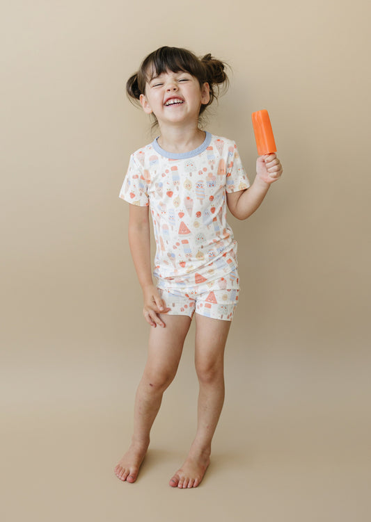 Organic Bamboo Baby Pajamas | Sweet Summertime 2pc Set