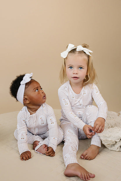 Bamboo Two Piece Set | Gingham & Goose