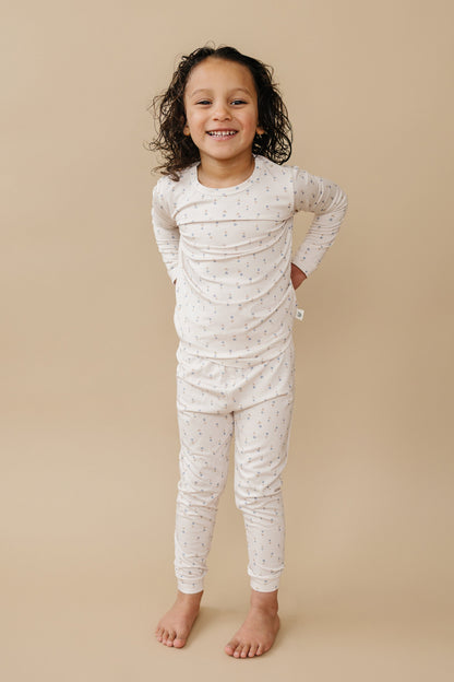 Tiny Tulips 2pc Bamboo Pajamas