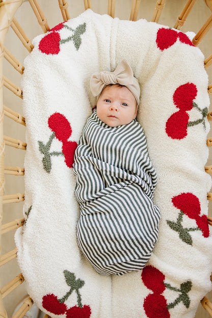 Cherry Plush Blanket