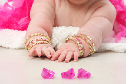 Crystal Heart Bangle